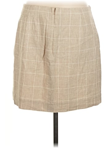 Madewell Welt-Pocket Mini Skirt in Windowpane Check (view 2)
