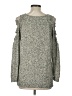 Design Lab Lord & Taylor Tweed Gray Pullover Sweater Size L - photo 2
