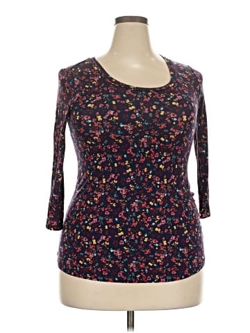 Downeast 3/4 Sleeve Top (view 1)