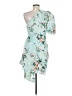 Elliatt Floral Teal Cocktail Dress Size M - photo 2