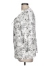 Christopher & Banks 100% Rayon Silver 3/4 Sleeve Blouse Size L - photo 5