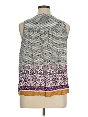 Jane and Delancey Sleeveless Blouse (view 2)