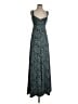 BCBGMAXAZRIA Paisley Teal Cocktail Dress Size S - photo 1
