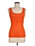 Bill Blass 100% Rayon Orange Sleeveless Top Size M - photo 1