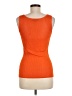 Bill Blass 100% Rayon Orange Sleeveless Top Size M - photo 2