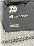 all in motion 100% Polyester Metallic Gray Track Jacket Size L - photo 6