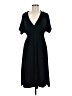 Metro7 Solid Black Casual Dress Size 8 - photo 1