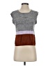 Free People Color Block Gray Sweater Vest Size S - photo 1