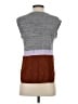 Free People Color Block Gray Sweater Vest Size S - photo 2