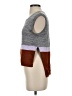 Free People Color Block Gray Sweater Vest Size S - photo 5