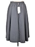 Belle Poque Solid Gray Formal Skirt Size XL - photo 2