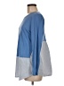 J.Jill Blue Long Sleeve Top Size M - photo 5