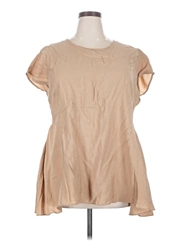 City Chic Short Sleeve Blouse (view 1)