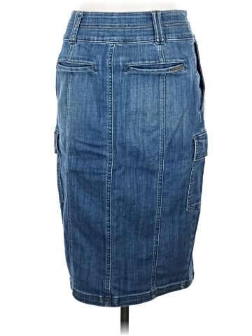 White House Black Market Denim Skirt (view 2)
