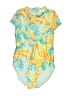Art Class Tropical Yellow One Piece Swimsuit Size 7 - 8 - photo 1