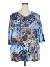 Liz & Me 100% Polyester Blue Casual Dress Size 2X - photo 1