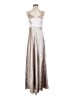 Birdy Grey 100% Polyester Metallic Silver Cocktail Dress Size S - photo 1