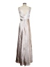 Birdy Grey 100% Polyester Metallic Silver Cocktail Dress Size S - photo 2