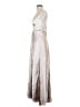 Birdy Grey 100% Polyester Metallic Silver Cocktail Dress Size S - photo 5