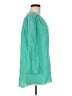 Amanda Uprichard Teal 3/4 Sleeve Blouse Size M - photo 4