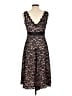 Tadashi 100% Silk Black Cocktail Dress Size 10 - photo 2