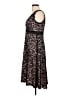 Tadashi 100% Silk Black Cocktail Dress Size 10 - photo 5