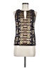 Tory Burch Gold Sleeveless Blouse Size 6 - photo 1