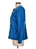 Carlisle 100% Silk Blue Silk Blazer Size 10 - photo 5