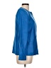 Carlisle 100% Silk Blue Silk Blazer Size 10 - photo 4