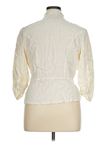 Peck & Peck 3/4 Sleeve Button-Down Shirt (view 2)