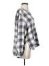 Old Navy Plaid Gray Long Sleeve Blouse Size S (tall) - photo 4