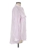 Gibson Stripes Pink Long Sleeve Blouse Size M - photo 4