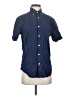 Old Navy Polka Dots Blue Short Sleeve Button-Down Shirt Size S - photo 1