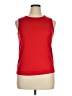 Cj Banks 100% Polyester Red Sleeveless Top Size 14 - photo 1