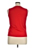Cj Banks 100% Polyester Red Sleeveless Top Size 14 - photo 2