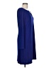 Vince Camuto Solid Blue Casual Dress Size 12 - photo 4