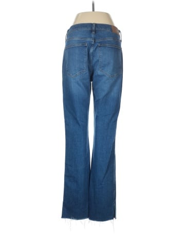 Madewell Mid-Rise Stovepipe Jeans in Harsdale Wash: Raw-Hem Edition (view 2)