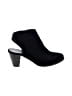Chocolat Blu 100% Leather Black Ankle Boots Size 8 1/2 - photo 1