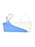 L Space Color Block Blue Swimsuit Top Size XL - photo 1