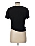 Lush Black Short Sleeve Top Size L - photo 2