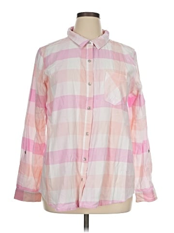 Christopher & Banks Long Sleeve Button-Down Shirt (view 1)