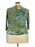 Only Green 3/4 Sleeve Top Size 18 - photo 2