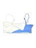 L Space Color Block Blue Swimsuit Top Size XL - photo 2
