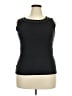 Talbots 100% Cotton Black Sleeveless Top Size XL - photo 1
