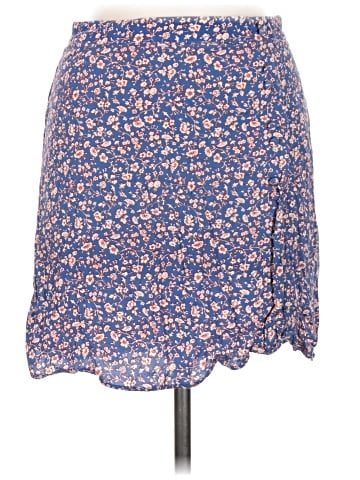 Madewell Porch Side-Button Mini Skirt in Summer Vines (view 1)