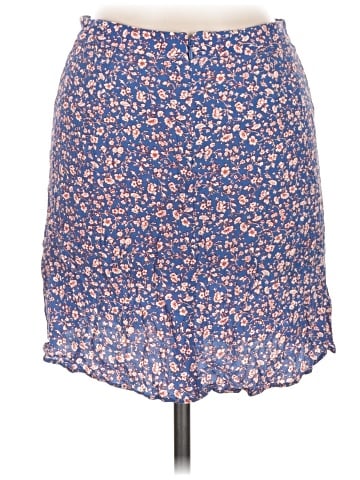Madewell Porch Side-Button Mini Skirt in Summer Vines (view 2)