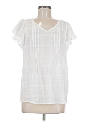 Style&Co Short Sleeve Blouse (view 1)