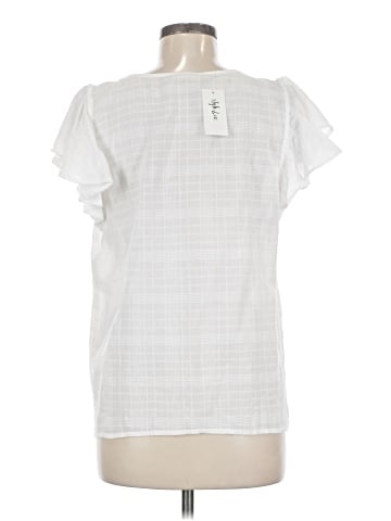 Style&Co Short Sleeve Blouse (view 2)