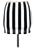 DGNY Stripes Black Casual Skirt Size M - photo 1
