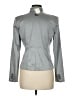 Cache Metallic Gray Blazer Size 6 - photo 2